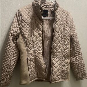 Weatherproof Women's Quilted Beige Jacket